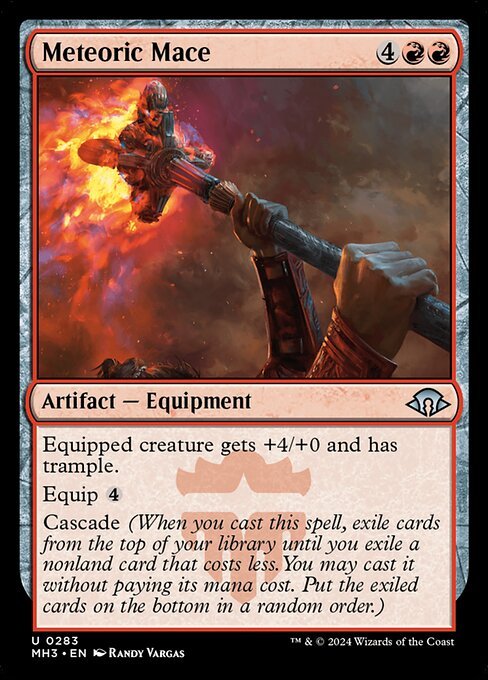 Meteoric Mace card from MH3 #283