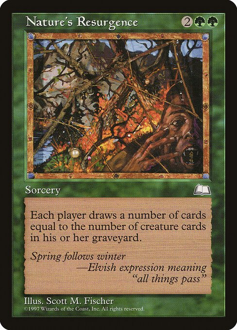 Nature's Resurgence card from WTH #product-6073