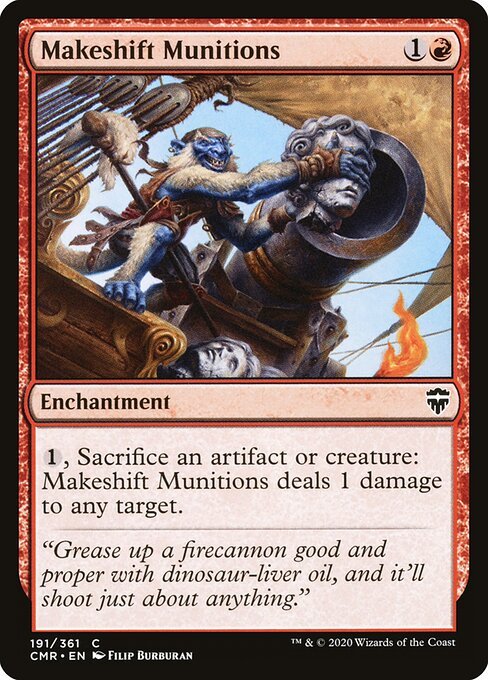 Makeshift Munitions card from CMR #191
