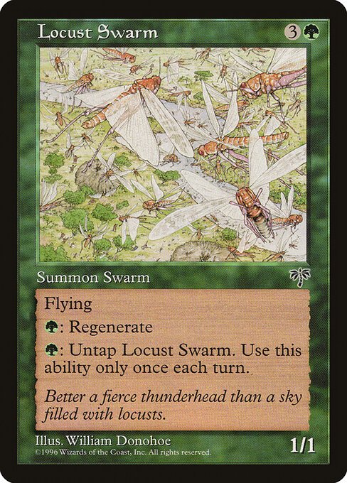 Locust Swarm card from MIR #product-5130