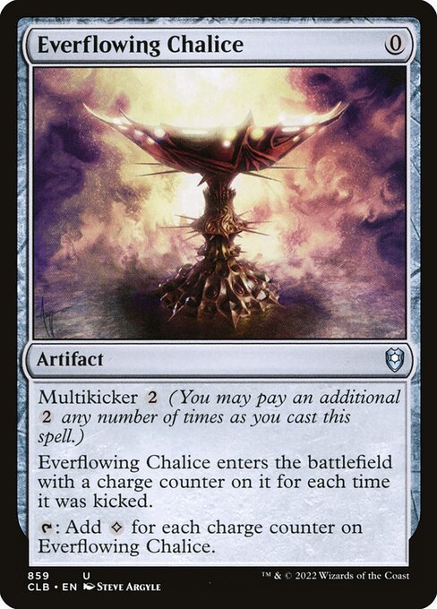 Everflowing Chalice card from CLB #859