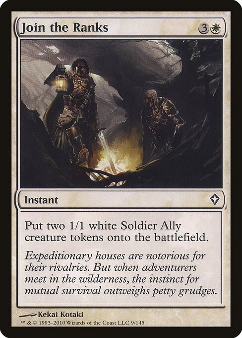 Join the Ranks card from WWK #9