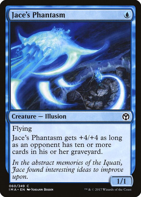 Jace's Phantasm card from IMA #60