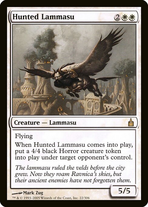 Hunted Lammasu card from RAV #22