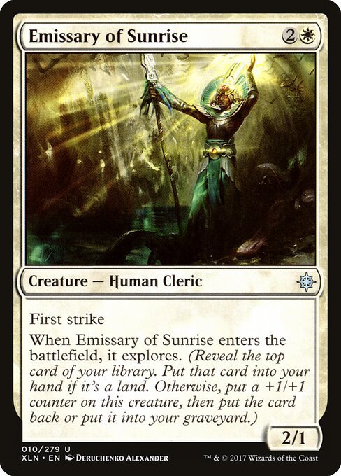 Emissary of Sunrise card from XLN #10