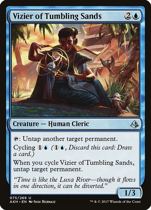 Vizier of Tumbling Sands card from AKH #75