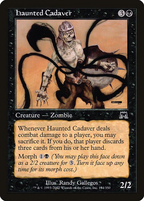 Haunted Cadaver card from ONS #154