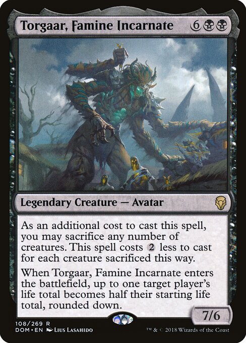 Torgaar, Famine Incarnate card from DOM #108