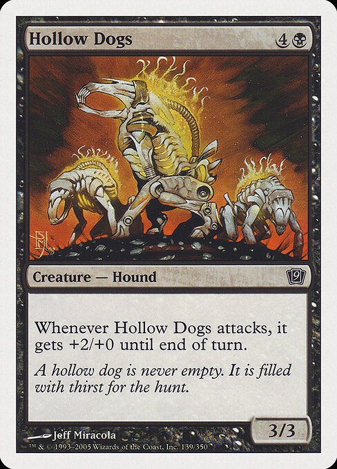 Hollow Dogs card from 9ED #139