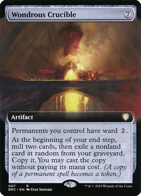Wondrous Crucible card from BRC #67