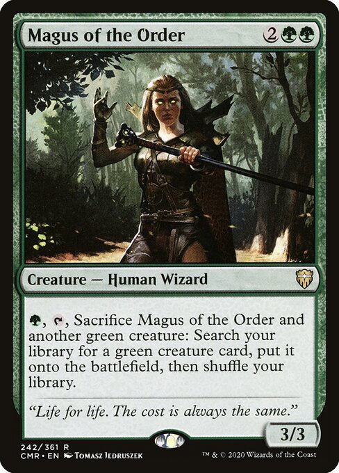 Magus of the Order card from CMR #242