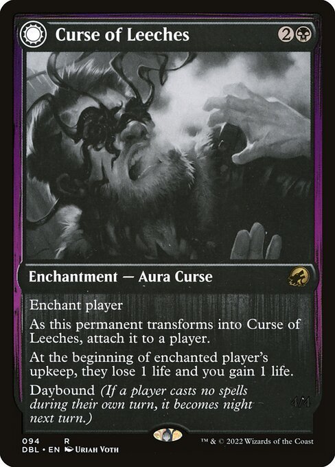 Curse of Leeches card from DBL #94