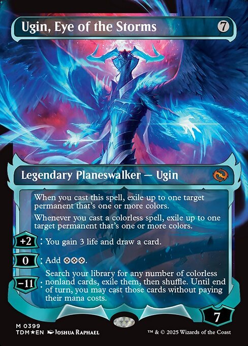 Ugin, Eye of the Storms card from TDM #399