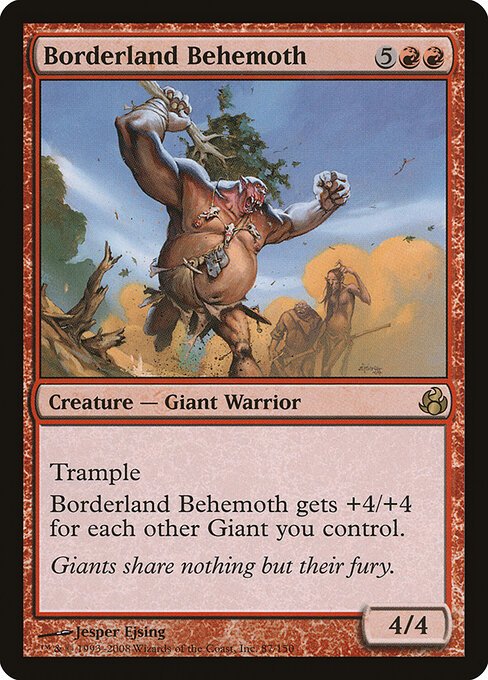 Borderland Behemoth card from MOR #87