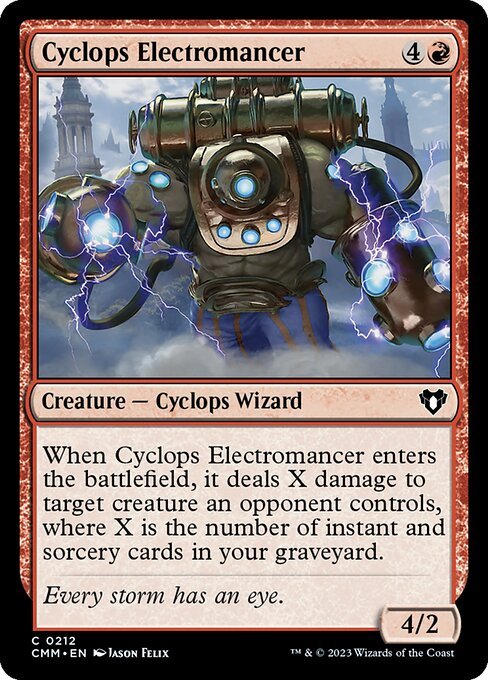 Cyclops Electromancer card from CMM #212