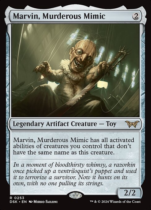 Marvin, Murderous Mimic card from DSK #253