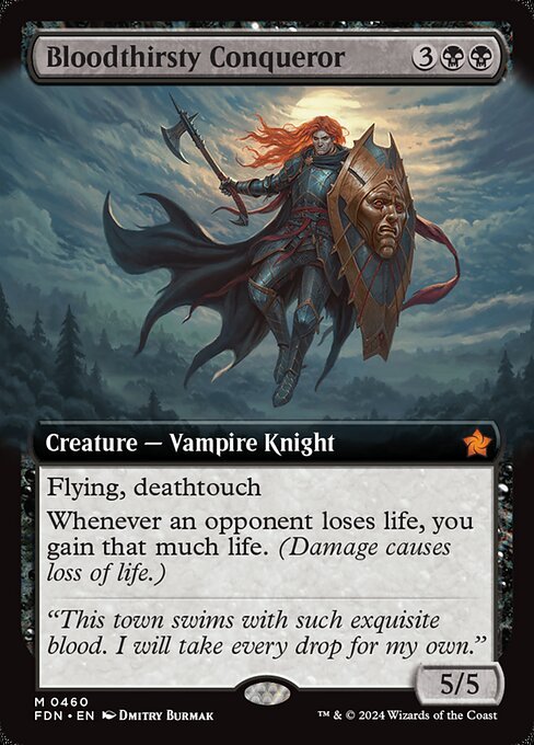 Bloodthirsty Conqueror card from FDN #460