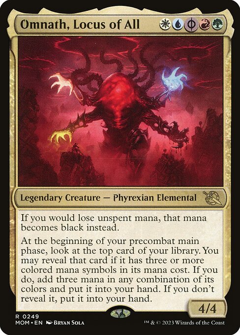 Omnath, Locus of All card from MOM #249