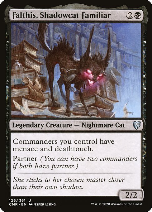 Falthis, Shadowcat Familiar card from CMR #126