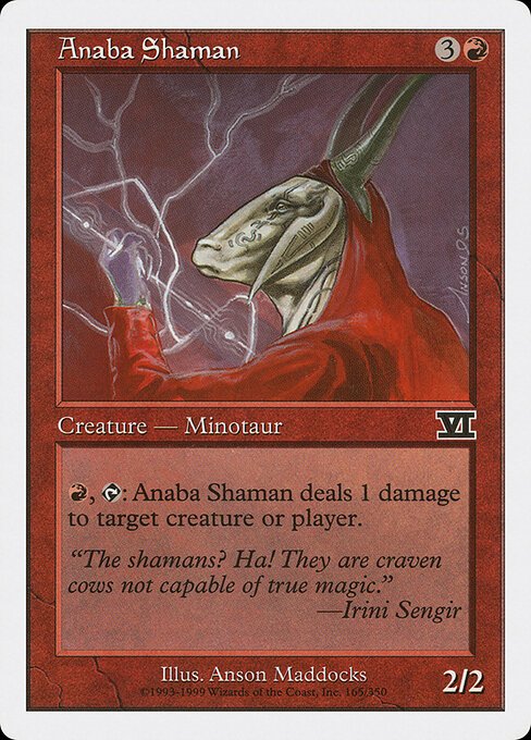 Anaba Shaman card from 6ED #165