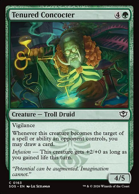 Tenured Concocter card from SOS #163