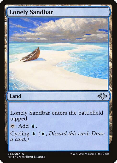 Lonely Sandbar card from MH1 #242