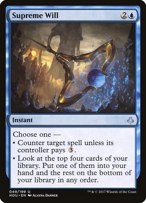 Supreme Will card from HOU #49