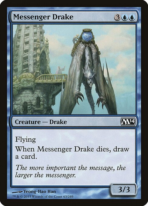 Messenger Drake card from M14 #63