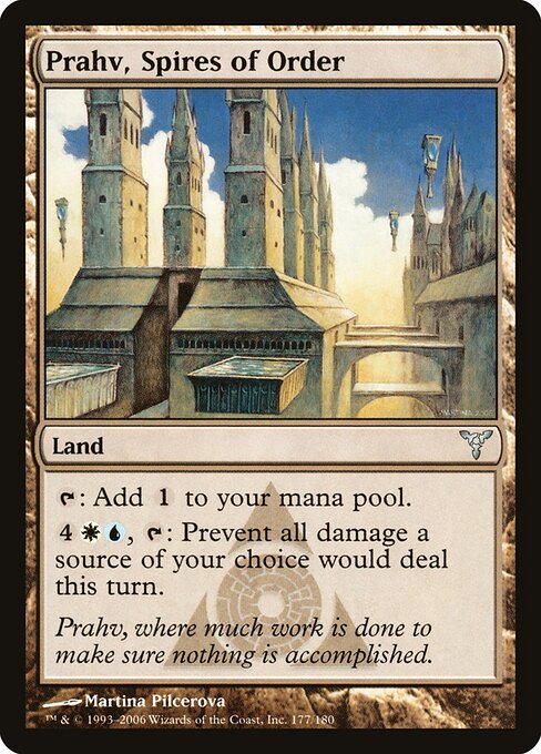 Prahv, Spires of Order card from DIS #177