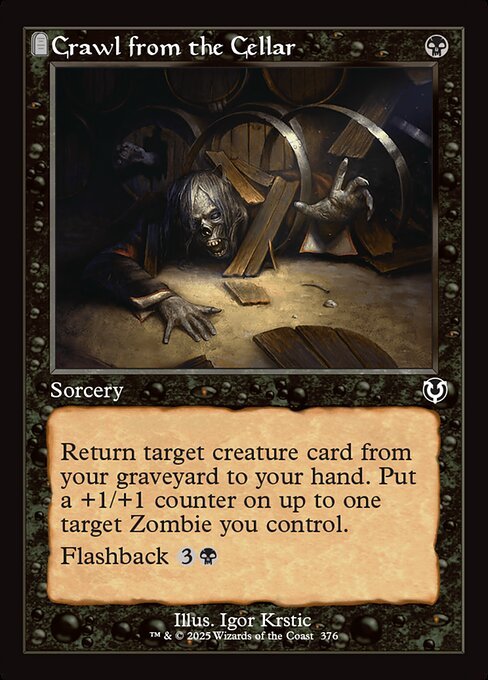 Crawl from the Cellar card from INR #376