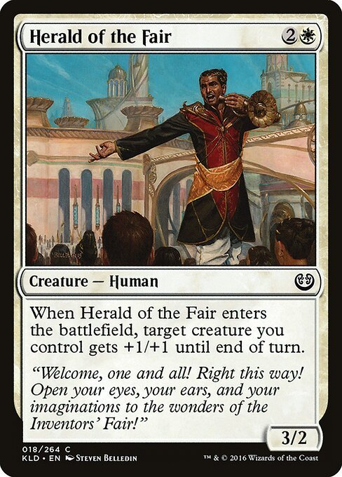 Herald of the Fair card from KLD #18