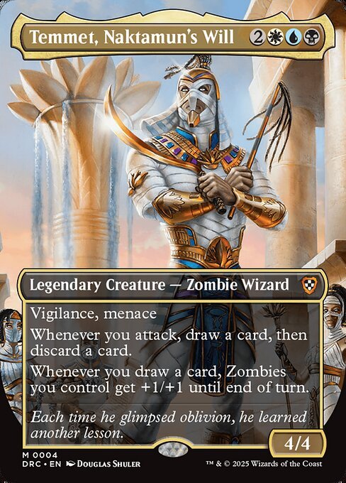 Temmet, Naktamun's Will card from DRC #4