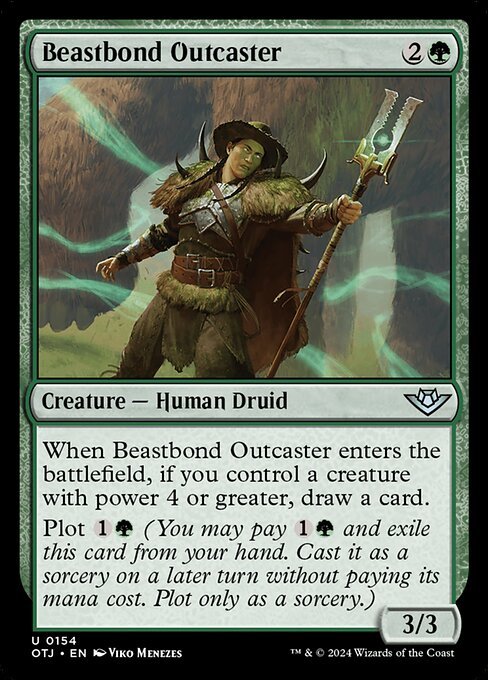 Beastbond Outcaster card from OTJ #154