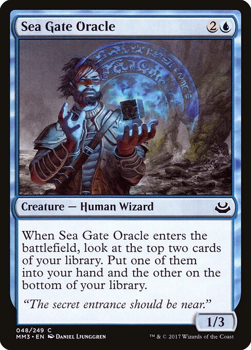 Sea Gate Oracle card from MM3 #48