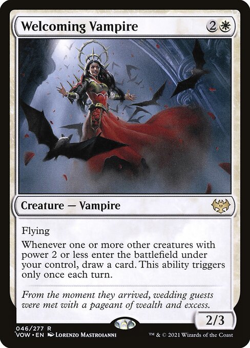Welcoming Vampire card from VOW #46