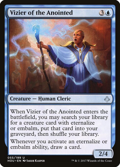 Vizier of the Anointed card from HOU #55