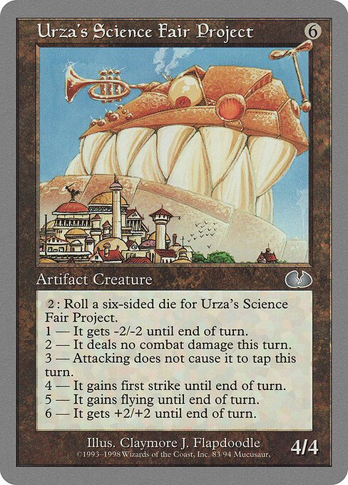 Urza's Science Fair Project card from UGL #83