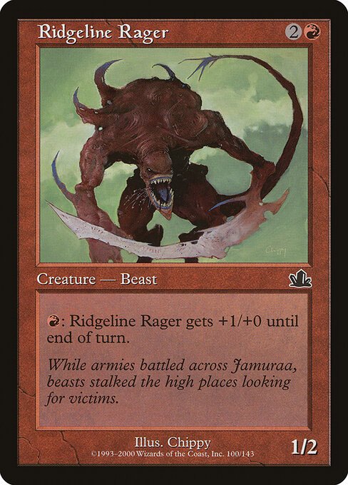 Ridgeline Rager card from PCY #100