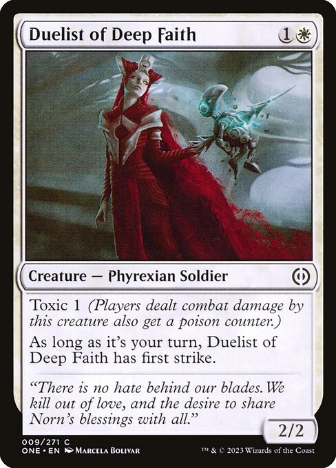 Duelist of Deep Faith card from ONE #9