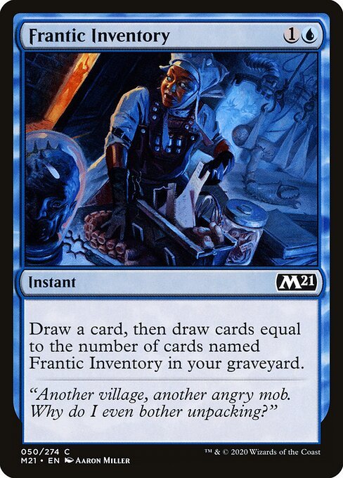 Frantic Inventory card from M21 #50