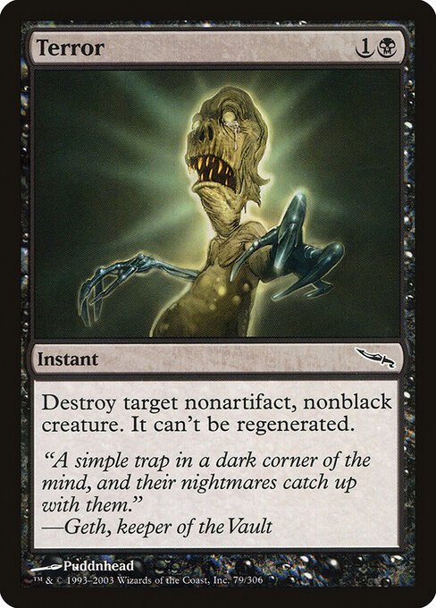 Terror card from MRD #79