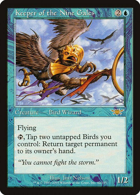 Keeper of the Nine Gales card from LGN #42