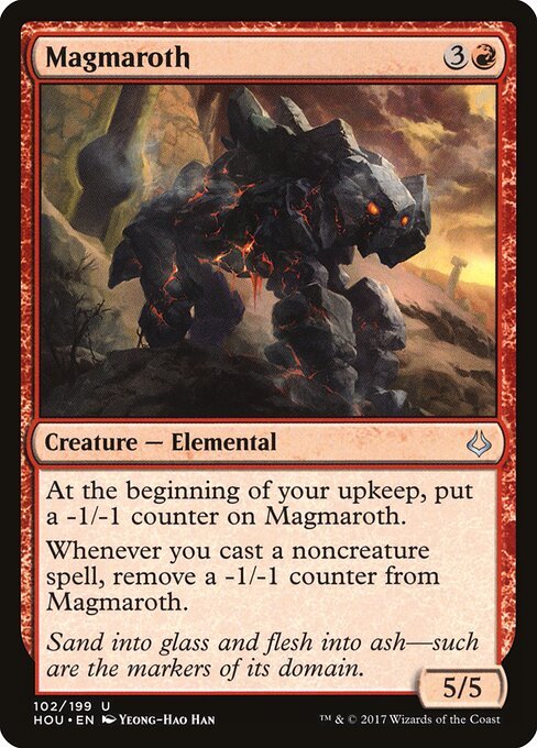 Magmaroth card from HOU #102