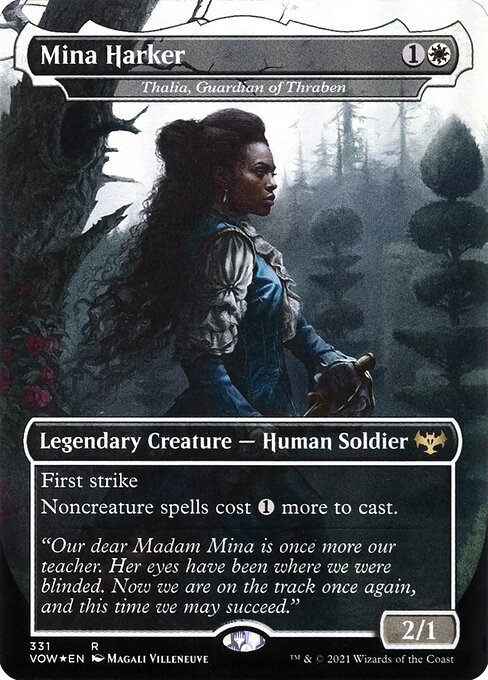 Mina Harker - Thalia, Guardian of Thraben card from VOW #331