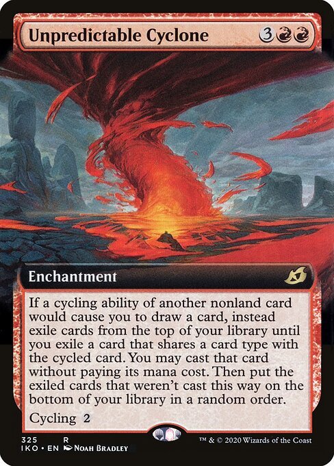 Unpredictable Cyclone card from IKO #325