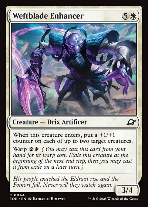 Weftblade Enhancer card from EOE #44