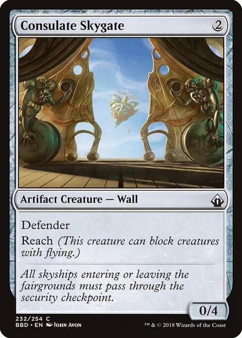 Consulate Skygate card from BBD #232