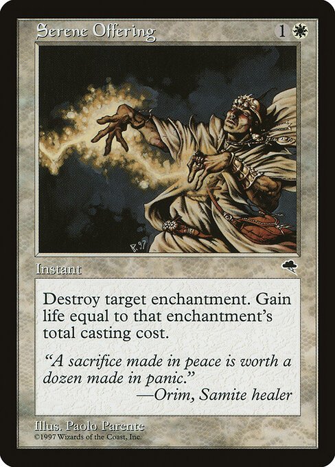 Serene Offering card from TMP #40