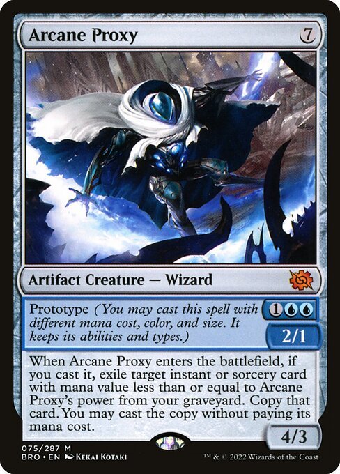 Arcane Proxy card from BRO #75