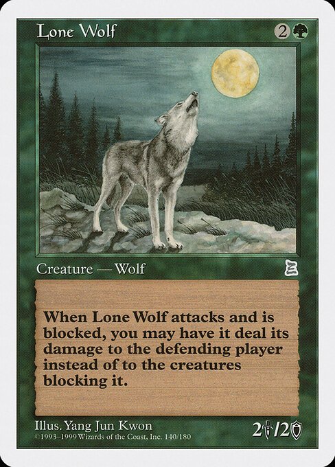 Lone Wolf card from PTK #140